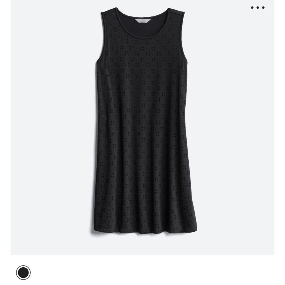 Black eyelet Market and Spruce Dress